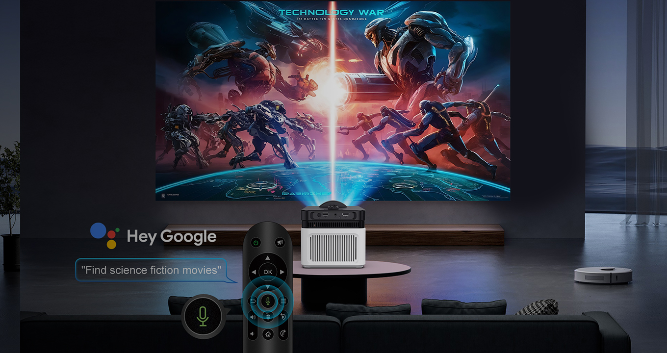 Simplified control with Google Voice Remote